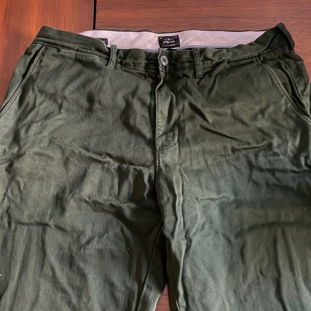 Flannel lined Jcrew brown long pants